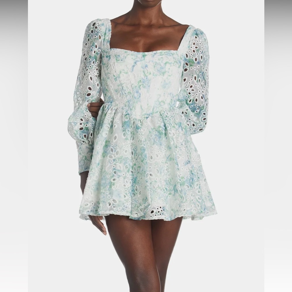 Bardot Lila Flounce Dress